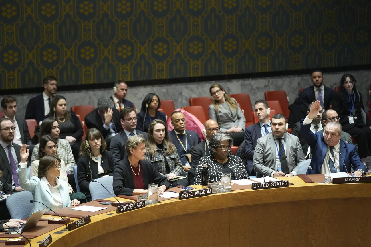 Le Conseil de sécurité de l'ONU doit voter à nouveau sur un appel au cessez-le-feu à Gaza [KEYSTONE - SETH WENIG]