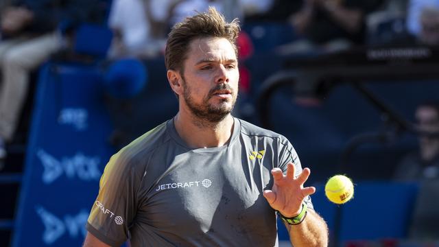 Sorti au 1er tour cette année, Wawrinka tentera de faire mieux en 2025. [Peter Schneider - Keystone]