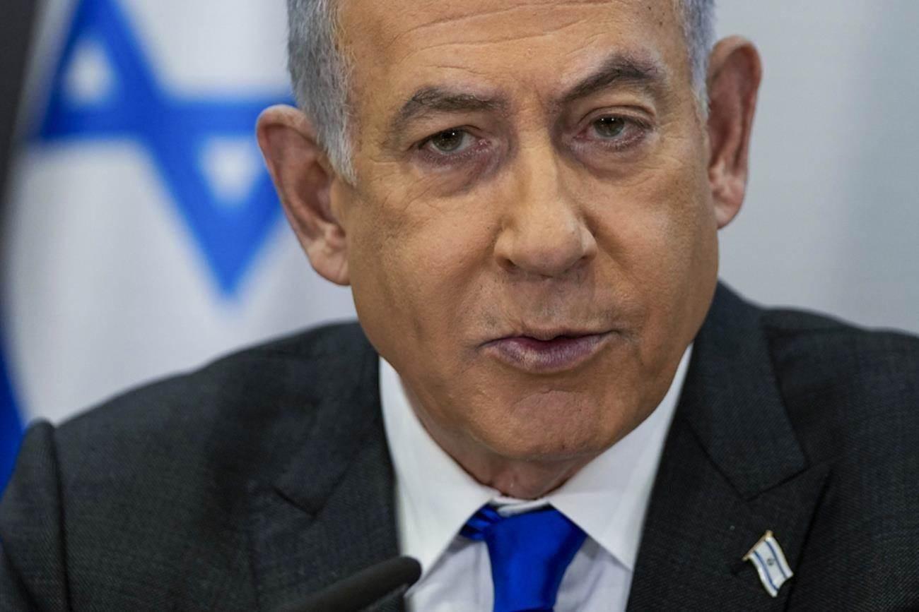 B.Netanyahu ordonne à l'armée israélienne de "préparer" une offensive sur Rafah. [Keystone - AP Photo/Ohad Zwigenberg, Pool, File]