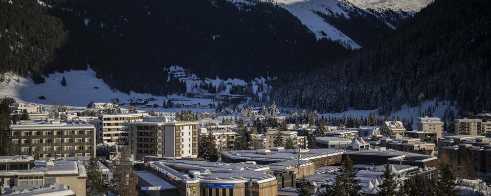 Le WEF débute ce lundi à Davos. [Keystone - Gian Ehrenzeller]