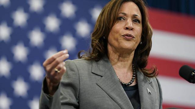 La vice-présidente américaine et candidate à la présidence Kamala Harris. [Keystone]