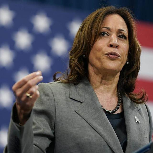 La vice-présidente américaine et candidate à la présidence Kamala Harris. [Keystone]