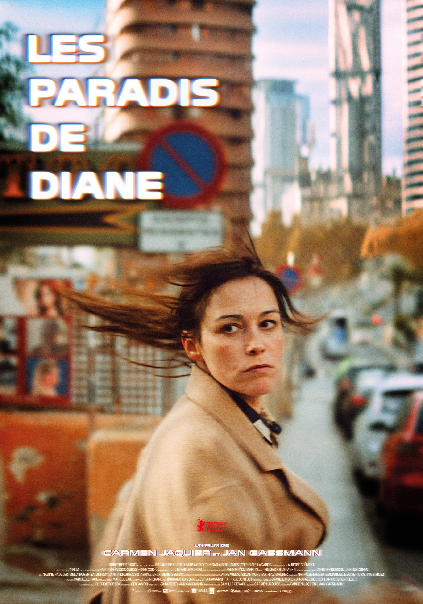 L'affiche du film "Le paradis de Diane", un long métrage de Carmen Jaquier et Jan Gassmann. [RTS - 2:1 Film]