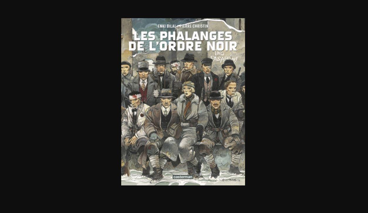 La couverture des "Phalanges de l'ordre noir". [Castermann]