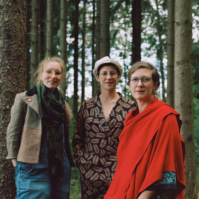 Marilou Rytz, Alice Bottarelli, Stéphanie Cadoret, autrices du "Voyage du Nautiscaphe". [Fondation Jan Michalski - Tonatiuh Ambrosetti]