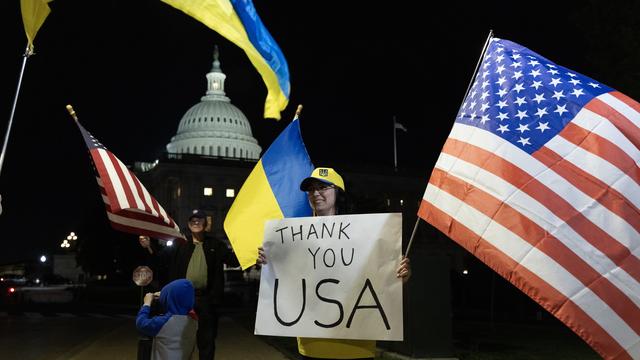 Le Sénat américain a validé l'aide à l'Ukraine. [Keystone]