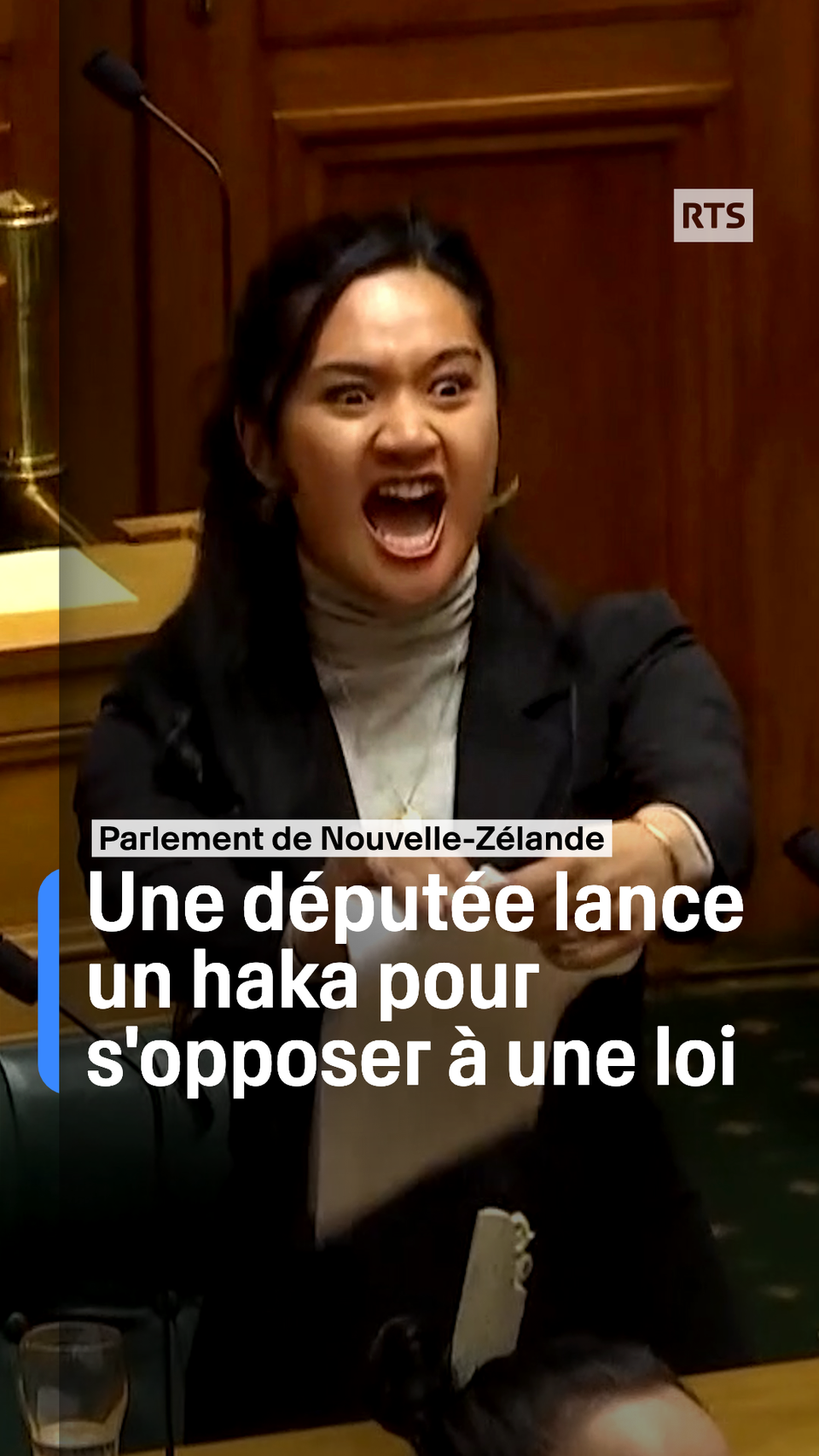 Un groupe de députés maoris exécute un haka en plein Parlement néo-zélandais