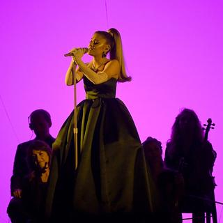 La chanteuse américaine Ariana Grande lors de la 62e cérémonie des Grammy Awards, en 2020 à Los Angeles. [Getty Images via AFP - Kevork Djansezian]