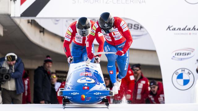 Michael Vogt et Sandro Michel ont pris une excellente 3e place à Saint-Moritz. [Mayk Wendt]