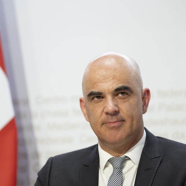 Alain Berset figure est sur le ticket pour l'élection du secrétaire général du Conseil de l'Europe. [Keystone]