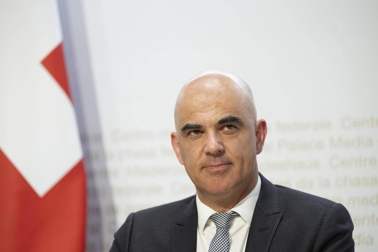 Alain Berset figure est sur le ticket pour l'élection du secrétaire général du Conseil de l'Europe. [Keystone]