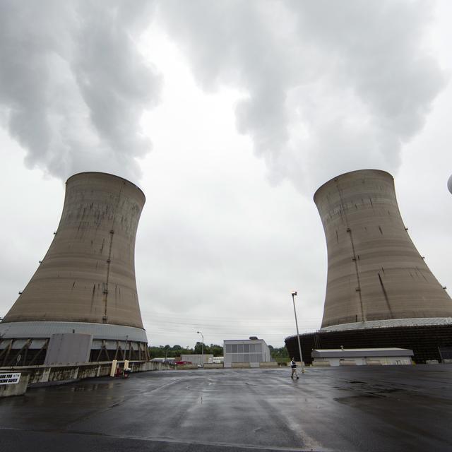 La centrale nucléaire à Three Mile Island, aux Etats-Unis. [Keystone - AP Photo/Matt Rourke, File]