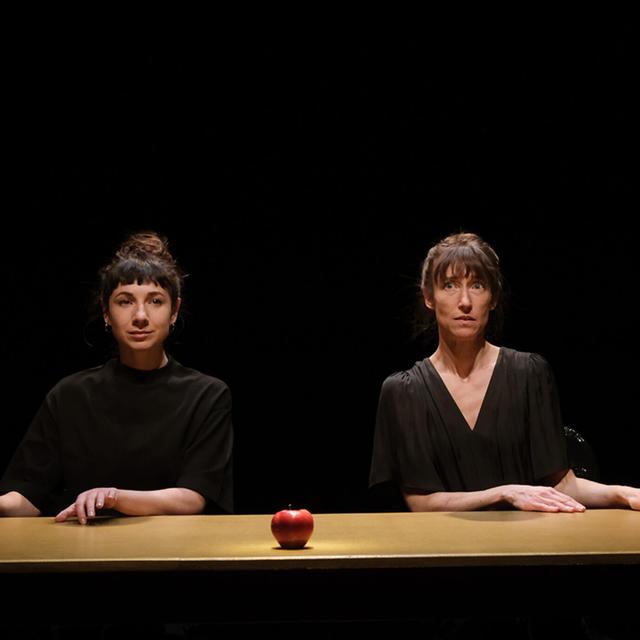 Vac 4/5: Le spectacle "La pomme empoisonnée", de Julie Annen. [Théâtre Am Stram Gram - © Philippe Pache]