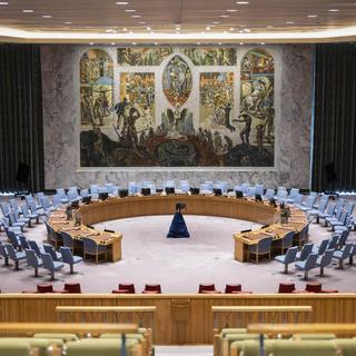 Le Conseil de sécurité de l'ONU a adopté lundi une résolution exigeant un cessez-le-feu à Gaza. [Keystone]