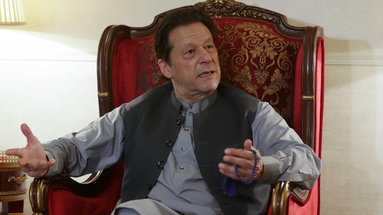 L'ex-Premier ministre du Pakistan Imran Khan condamné à 10 ans de prison. [Keystone - Rahat Dar]