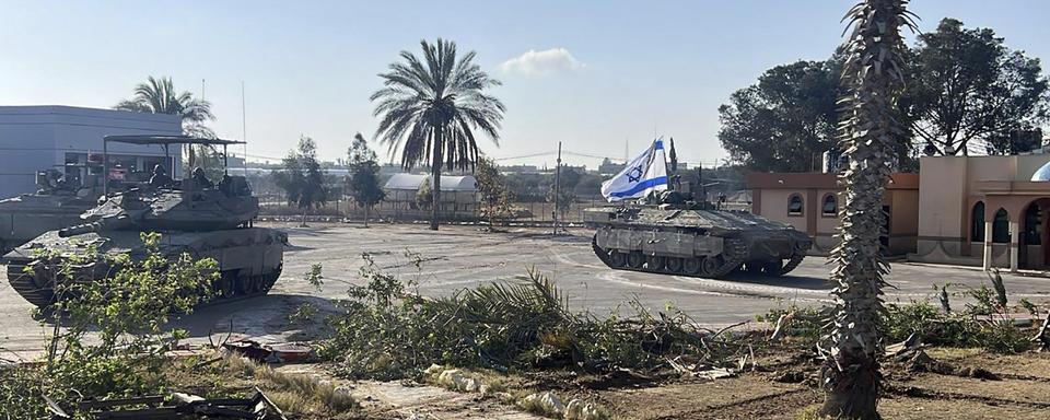 Une image officielle de la "prise" de Rafah par Tsahal. [Keystone/AP - Israel Defense Forces]