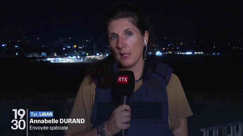 Annabelle Durand, envoyée spéciale de la RTS au Liban, fait le point sur les bombardements qui ont eu lieu vendredi dans la banlieue sud de Beyrouth