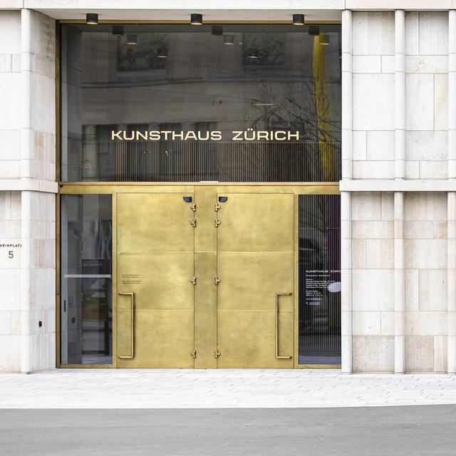 Le nouveau bâtiment du Kunsthaus de Zurich. [Keystone - Michael Bulhozer]