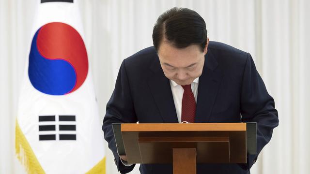 La Cour constitutionnelle sud-coréenne vient de lancer l'examen de la motion de destitution du président Yoon Suk Yeol. [KEYSTONE]