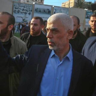 Le Hamas annonce que le chef de Gaza Yahya Sinouar est le nouveau dirigeant du mouvement. [Keystone]