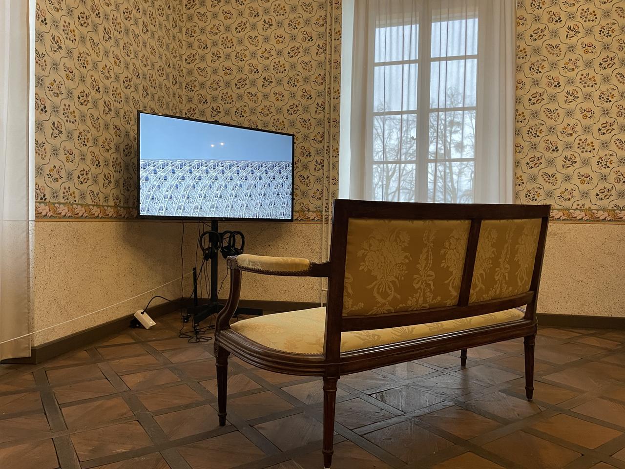 Chambre aux fleurs au Musée du papier peint Mézières. [DR]