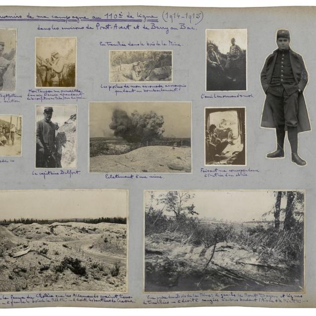 Souvenirs de ma campagne au 110ème de ligne (1914-1915) dans les environs de Pont Avert et de Berry au Bac [Historial de Péronne - Yazid Medmoum]