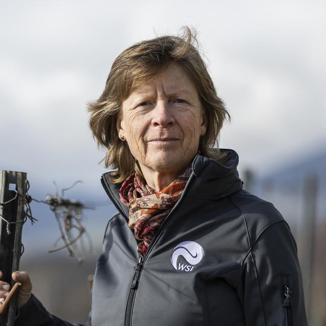 Martine Rebetez, climatologue à l'Université de Neuchâtel. [Keystone - Cyril Zingaro]