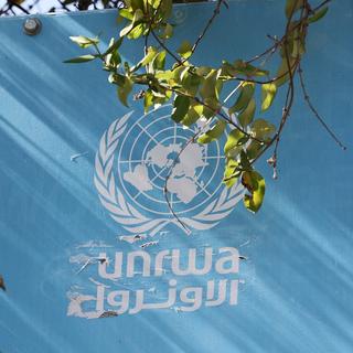 A sign at the entrance to the United Nations Relief and Works Agency for Palestine Refugees in the Near East (UNRWA) offices in Jerusalem, 29 October 2024. During the opening session of the winter legislative session of the Knesset, the Israeli parliament, lawmakers passed a law that prohibits the UN Palestinian refugee agency UNRWA from operating in Israeli territory. Israel has claimed that a number of UNRWA workers have been involved in the 07 October 2023 Hamas-led attack on Israel. UNRWA Commissioner-General Philippe Lazzarini said that the Knesset vote against UNRWA was 'unprecedented' and 'sets a dangerous precedent', adding that it 'opposes' the UN Charter and 'violates' the State of Israel's obligations under international law. [EPA/KEYSTONE - ABIR SULTAN]