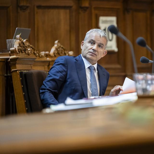 Beat Jans, conseiller fédéral du Département de Justice et Police. [KEYSTONE - Alessandro della Valle]