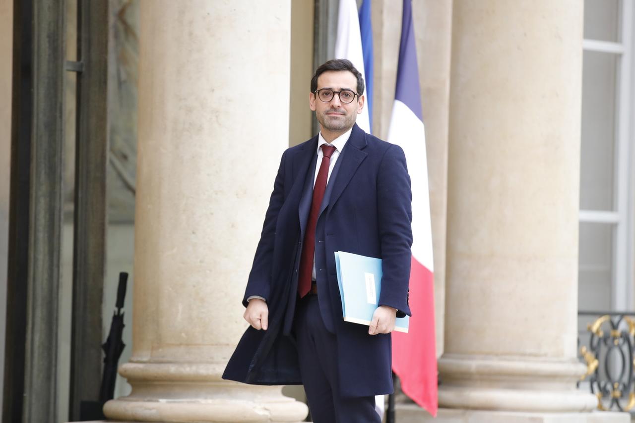 Stéphane Séjourné, nouveau ministre français des Affaires étrangères. [KEYSTONE - TERESA SUAREZ]