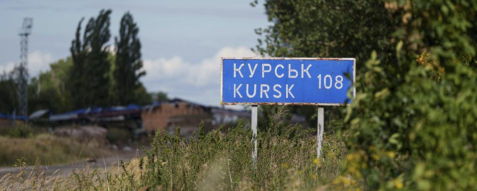 Kiev veut créer une zone tampon dans la région russe de Koursk. [Keystone - AP Photo/Evgeniy Maloletka]