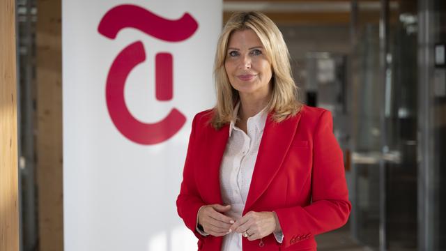 La directrice générale de Tamedia, Jessica Peppel-Schulz. [Keystone - Christian Beutler]