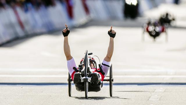 Fabian Recher a décroché le bronze. [KEYSTONE - MICHAEL BUHOLZER]