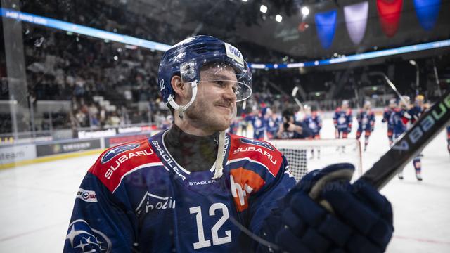 Yannick Zehnder portera le maillot du LHC dès la saison prochaine. [KEYSTONE - ENNIO LEANZA]