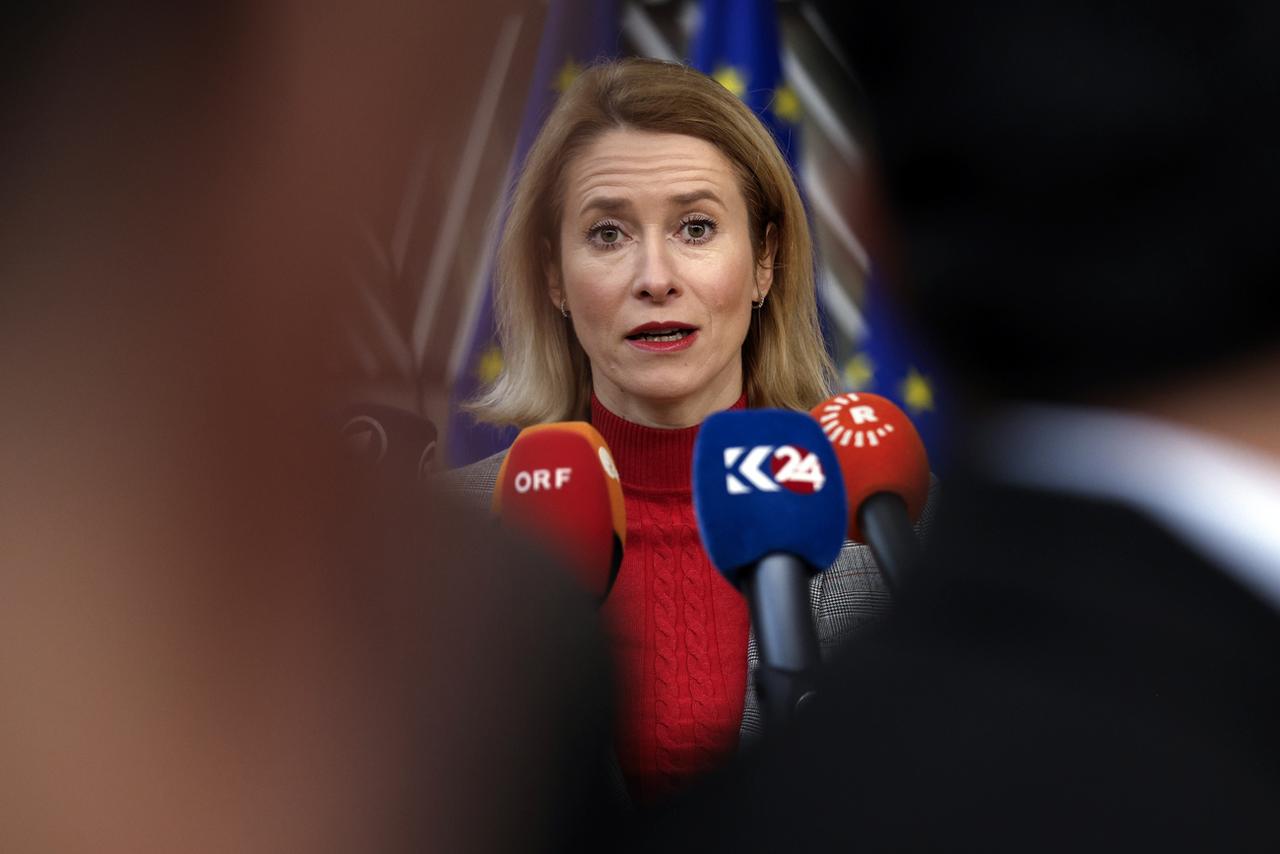 La Russie a lancé un avis de recherche contre la Première ministre estonienne Kaja Kallas. [KEYSTONE - OMAR HAVANA]