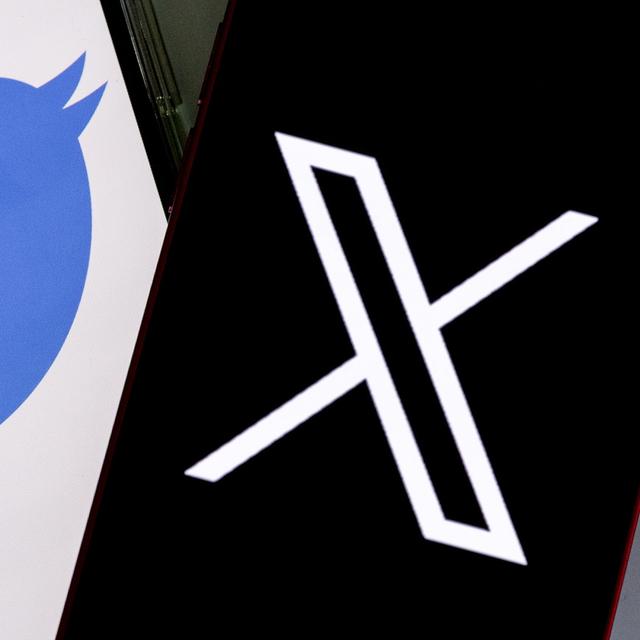 Plateforme X/Twitter. [Keystone - Etienne Laurent/EPA]