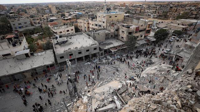 Benjamin Netanyahu a approuvé "les plans d'action" de l'armée en vue d'une offensive à Rafah. [Keystone]