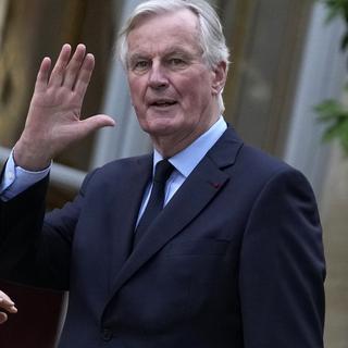 Michel Barnier, le 27 septembre 2024. [Keystone - AP Photo/Christophe Ena]