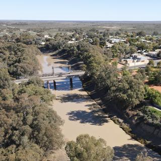 Rivière Wilcania en Australie. [RTS - Léo Roussel et Grégory Plesse]