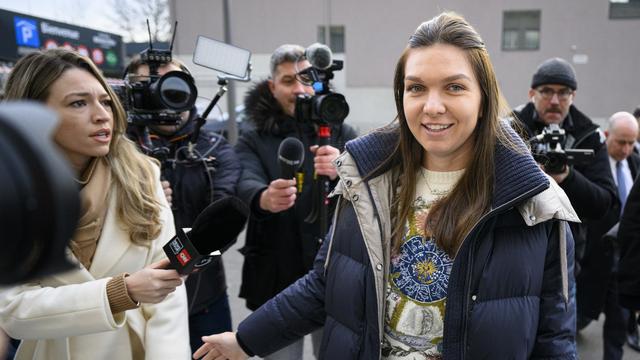 Simona Halep avait vu sa sanction réduite par le TAS, il y a deux semaines. [Keystone - Laurent Gilliéron]