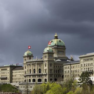 Le Palais fédéral à Berne. [Keystone - Peter Klaunzer]