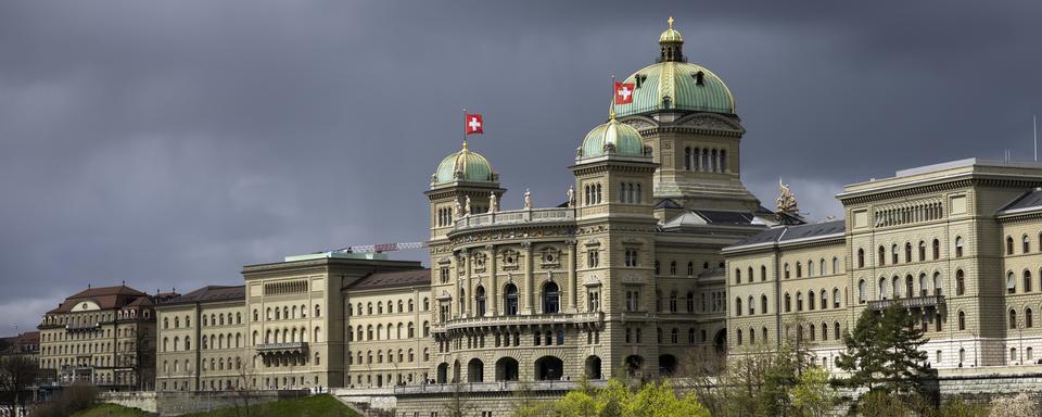 Le Palais fédéral à Berne. [Keystone - Peter Klaunzer]