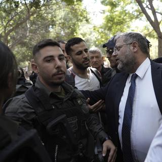 Le ministre israélien d'extrême-droite Itamar Ben-Gvir. [Keysrone/AP Photo - Mahmoud Illean]