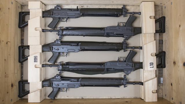 Le Conseil fédéral veut pouvoir exporter des armes vers certains pays en guerre [KEYSTONE - ENNIO LEANZA]