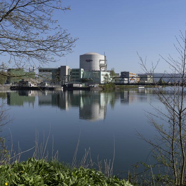 Le réacteur nucléaire Beznau 1 de la centrale nucléaire de Beznau (AG). [Keystone - Gaetan Bally]