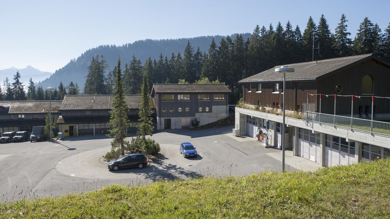 Le centre d'asile fédéral de Glaubenberg (OW). [Keystone - Urs Flueeler]