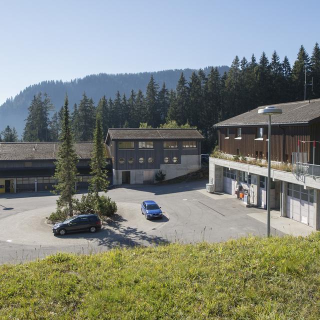 Le centre d'asile fédéral de Glaubenberg (OW). [Keystone - Urs Flueeler]