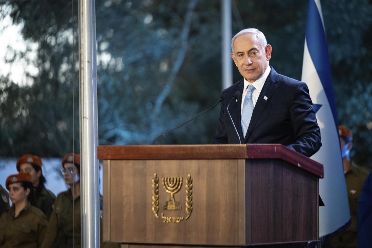 Le Premier ministre israélien Benjamin Netanyahu. [KEYSTONE - NAAMA GRYNBAUM / POOL]