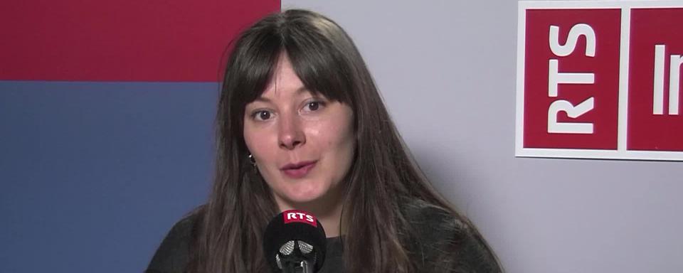 Pauline Schneider, secrétaire politique au Groupe pour une Suisse sans armée (GSsA). [RTS]