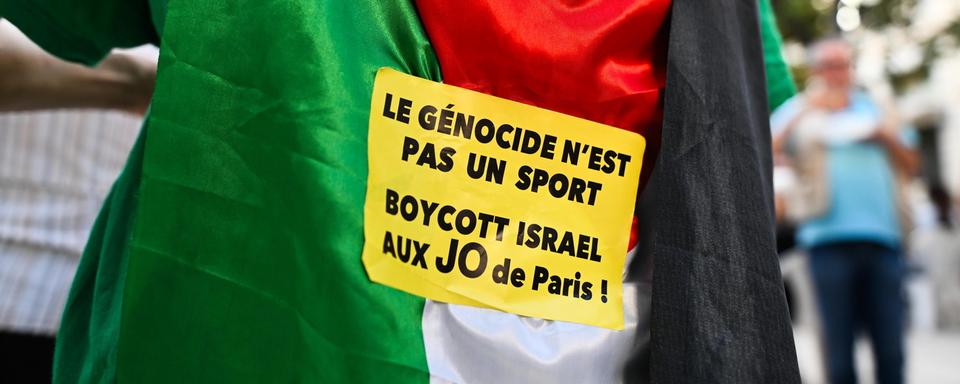 La présence d'Israël aux JO de Paris fait débat. [Keystone/EPA - Donato Fasano]